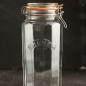 Preview: Facetten-Glas mit Bügelverschluss, 1,8 Liter
