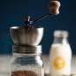 Preview: Kaffeemühle mit Drehkurbelmahlwerk und Glas, 500 ml