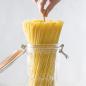 Preview: Spaghetti Facetten-Glas mit Bügelverschluss, 2 Liter