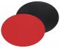 Preview: DUO - Platzset oval, rot/schwarz