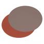 Preview: DUO - Platzset oval, anthrazit metallic/burgund