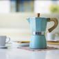 Preview: Venezia - Espressokocher, blau, 6 Tassen