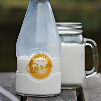Milchflasche mit Drehverschluss, 570 ml