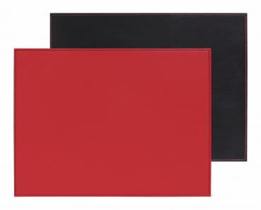 DUO - Platzset rechteckig, rot/schwarz