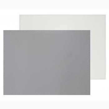 DUO - Platzset rechteckig, grau/weiß