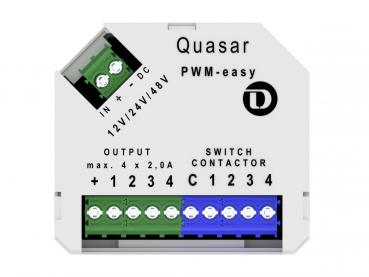 Deko-Light Controller, QUASAR PWM-easy, spannungskonstant, 12/24/48V DC, 12/24/48V DC, 8000 mA, 24,0