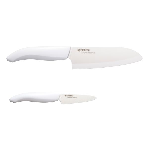 GEN WHITE Geschenkset: Schäl- und Santoku-Messer