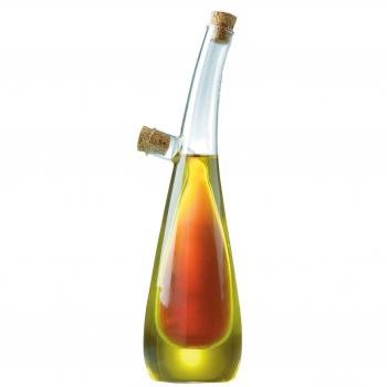 DUO Öl- und Essig Glasflasche, 2in1, 250 + 100 ml