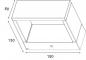 Preview: Wandaufbauleuchte, Cata, 220-240V AC/50-60Hz, Leistung / Leistungsaufnahme: 6,00 W / 6,50 W