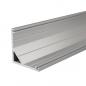 Preview: Eck-Profil AV-03-12 für 12 - 13,3 mm LED Stripes, Silber-matt, eloxiert, 1250 mm
