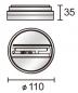 Preview: D Line Aufbau-Adapter für Leuchten