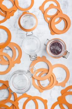 Preview: 6er Pack Einkochringe für 0.35 - 2 Liter