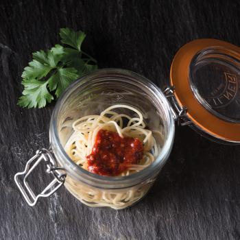 Preview: Rundes Bügelverschluss Glas, 350 ml