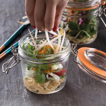 Preview: Rundes Bügelverschluss Glas, 350 ml