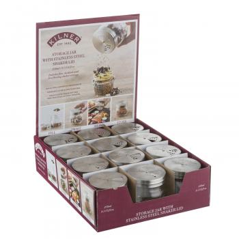 Preview: Streu-Gläschen mit Drehverschluss, 250 ml