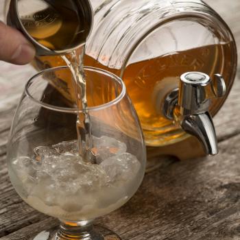 Preview: Getränkespender Fass Chrome, 1 Liter