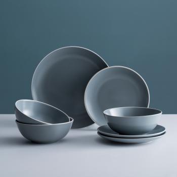 Preview: CLASSIC COLLECTION Speiseteller, grau, Ø 26,5 cm