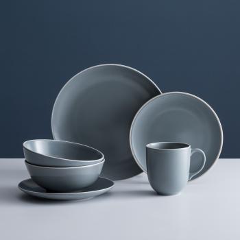 Preview: CLASSIC COLLECTION Speiseteller, grau, Ø 26,5 cm