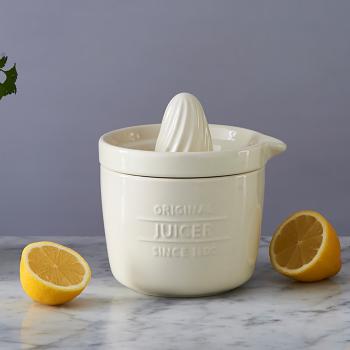 Preview: Innovative Küche - 3in1 Zitruspresse aus Steingut, 550 ml