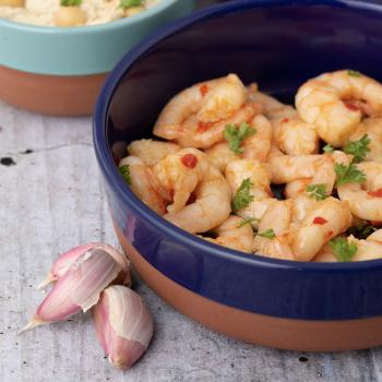 Preview: Worlds Foods - Tapas Schale / Ofenform, rund,dunkelblau, 15 cm