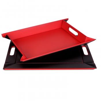 DUO - Wendetablett, Schwarz/Rot, groß