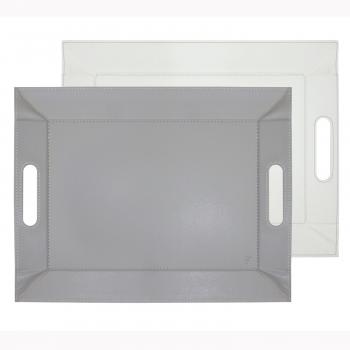 DUO - Wendetablett, grau/weiß, groß