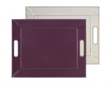 Preview: DUO - Wendetablett, Pflaume/Elfenbein, klein