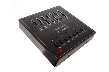 Deko-Light Controller, DMX Wandsteuerung X-Fade-6 II, dimmbar: DMX512 / IR Fernbedienung, 12-24V DC