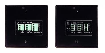 Preview: Deko-Light Controller, DMX Wandsteuerung X-Fade-6 II, dimmbar: DMX512 / IR Fernbedienung, 12-24V DC