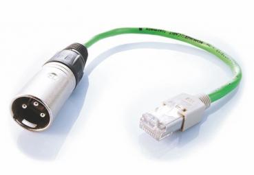 DMX Adapterkabel Stecker CAT5 auf DMX XLR