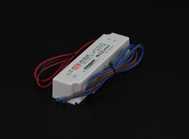 Preview: Meanwell Netzgerät, CV, LPV-35-24, spannungskonstant, 110-240V AC/50-60Hz, 24V DC, 0-1500 mA, 35,00