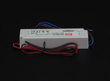 Preview: Meanwell Netzgerät, CV, LPV-60-12, spannungskonstant, 110-240V AC/50-60Hz, 12V DC, 0-5000 mA, 60,00