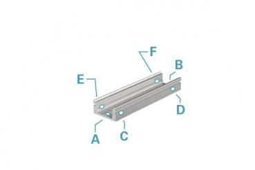 U-Profil flach AU-01-08