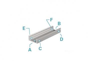 U-Profil flach AU-01-10