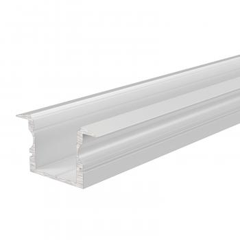 T-Profil hoch ET-02-12 für 12 - 13,3 mm LED Stripes, Weiß-matt, 2000 mm