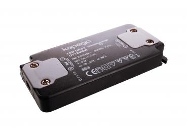 Preview: Deko-Light Netzgerät, FLAT, CV, UT12V/6W, spannungskonstant, 220-240V AC/50-60Hz, 12V DC, 0-500 mA,