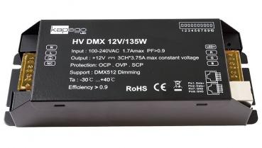 Deko-Light Netzgerät, BASIC, DIM, CV, HV DMX 12V/135W, spannungskonstant, dimmbar: DMX512, 100-240V