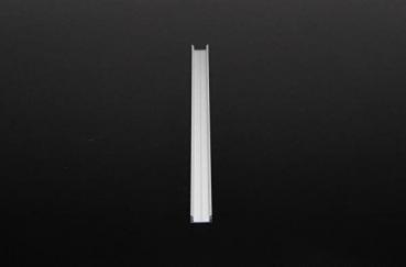 U-Profil flach AU-01-10 für 10 - 11,3 mm LED Stripes, Silber-matt, eloxiert, 3000 mm