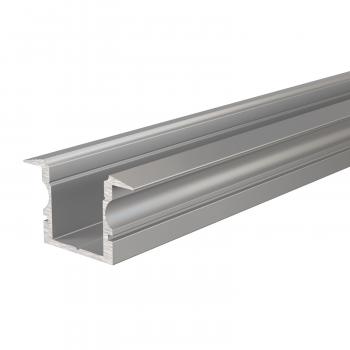 T-Profil hoch ET-02-10 für 10 - 11,3 mm LED Stripes, Silber-matt, eloxiert, 3000 mm