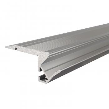 Treppenstufen-Profil AL-01-10 für 10 - 11,3 mm LED Stripes, Silber-matt, eloxiert, 3000 mm