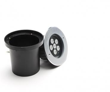 Bodeneinbauleuchte, spannungskonstant, asymmetrisch, 220-240V AC/50-60Hz, Leistung / Leistungsaufnah