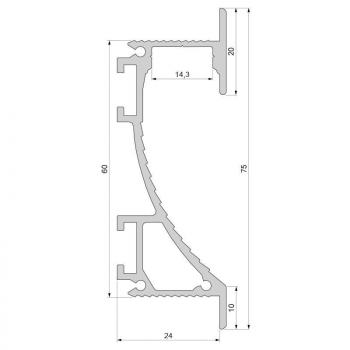 Trockenbau-Profil, Wandvoute EL-02-12