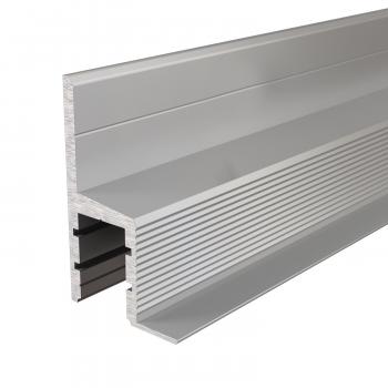 Trockenbau-Profil, Deckenvoute EL-03-10 für 12mm LED Stripes, Silber-matt, eloxiert, 2500 mm