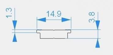 Trägerprofil, LED-Träger T-01-10