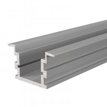 IP-Profil, T-hoch ET-05-15 für 15 - 16,3 mm LED Stripes, Silber-matt, eloxiert, 1000 mm