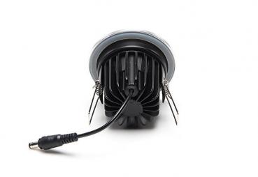 Preview: Abdeckung Silber gebürstet rund für COB 68 IP65 + Mizar II