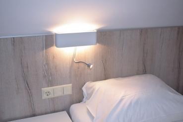 Preview: Abdeckung Crateris II+III Aluminium Weiß klein