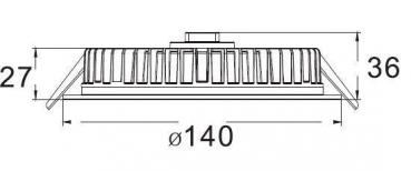 LED Panel Round III 12