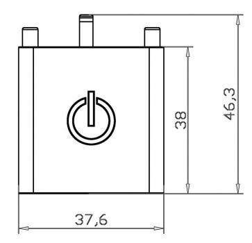 Preview: Touch Dimmer Mia, schwarz