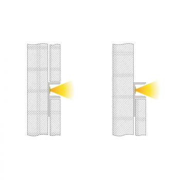 Fliesen-Profil EL-03-12 für 12 - 13,3 mm LED Stripes, Silber, eloxiert, 1250 mm